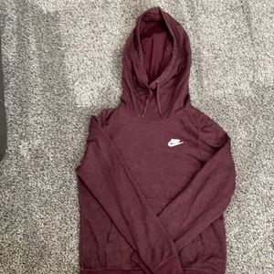 Burgundy Nike sweatshirt